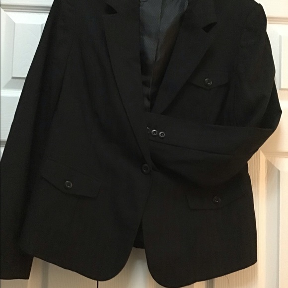 Chocolate brown pin striped Jacket New never worn - Picture 7 of 10